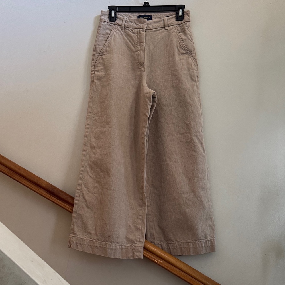 Piombo Beige Trousers